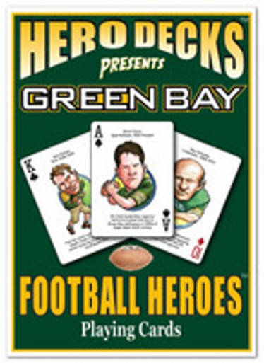 Channel Craft Green Bay Packers Football Heroes Playing Cards