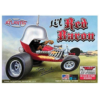 Tom Daniel Snap Lil Red Baron Show Rod 1/32 Scale Model Kit