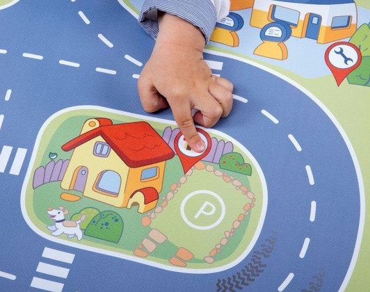 Mini Turbo Touch Electronic City Playmat Mini Turbo Touch Electronic City Playmat