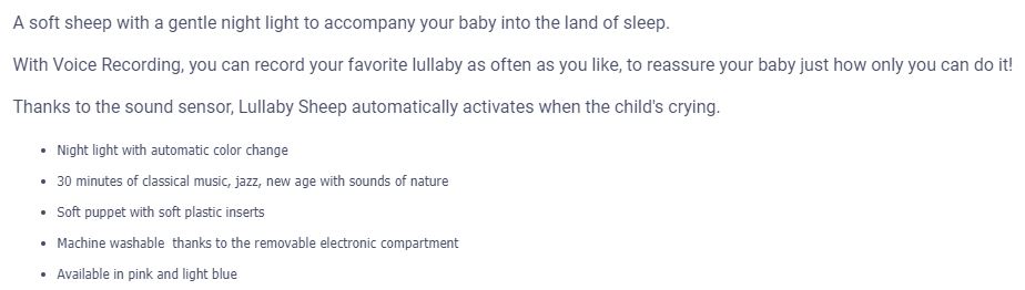 chicco lullaby sheep pink