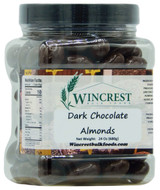 [Tub] Dark Chocolate Almonds - 1.5 Lb