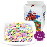 Pastel Confetti Shapes - 5 Lb Case