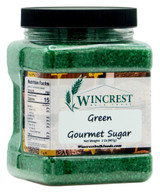 Extra Large Gourmet Sanding Sugar (Green) - 2 Lb Tub