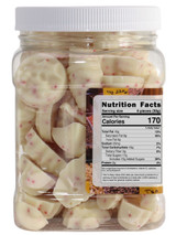 Mini White Chocolate Peppermint Bark Bites - 1.25 Lb