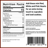 Mini Heart Shapes - 1.25 Lb Tub