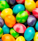 Gummi Tie Dye Eggs - 1.5 Lb Tub
