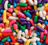 Carnival Mix Sprinkles - 25Lb Case