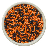 Halloween Sprinkles (Black & Orange) - 1.75 Lb Tub
