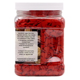 Jumbo Red Heart Shape Sprinkles - 1.25 Lb Tub