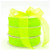Fluro Lime Edged Organza 25mm 50 Metre Fluro Lime Ribbon
