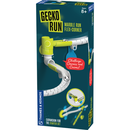 Gecko Run: Marble Run Flex-Corner Expansion Pack