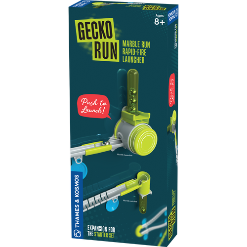 Gecko Run: Marble Run Rapid-Fire Launcher Expansion Pack