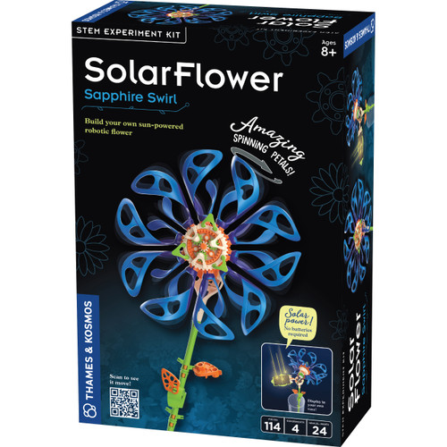 SolarFlower: Sapphire Swirl