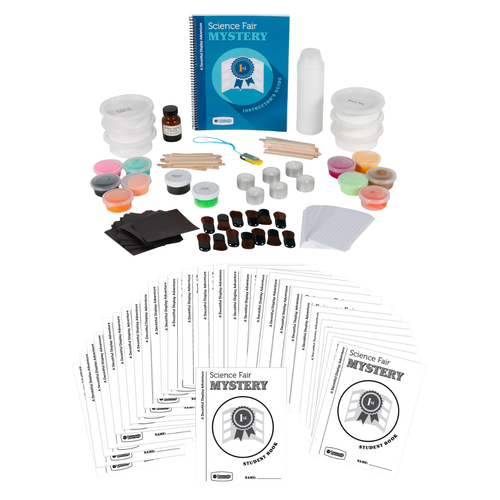 Science Fair Mystery Re-Supply Kit and 30 Student Books