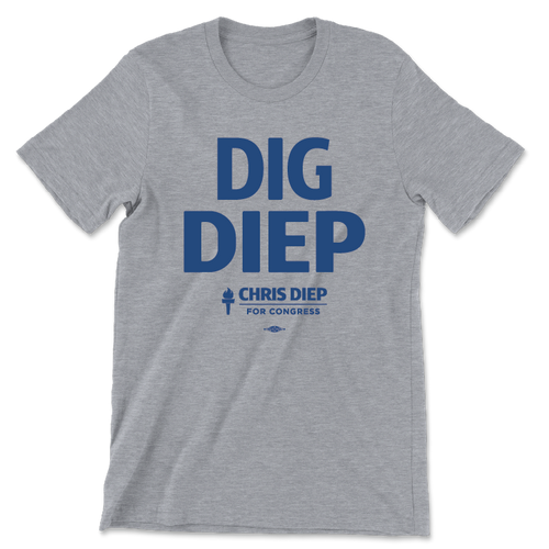 Chris Diep (Unisex Heather Gray Tee)