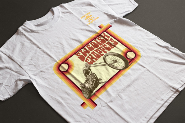 Swedish Choppers logo tshirt