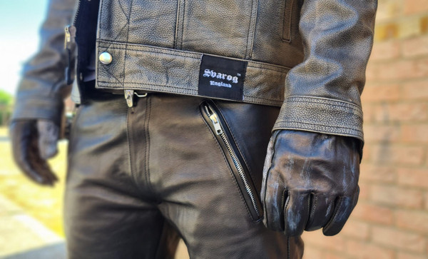 Svarog Leather Pants Black