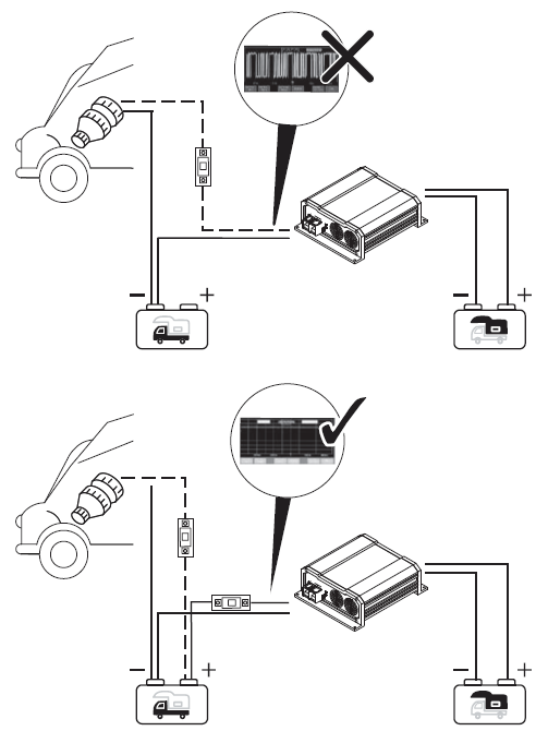 12V 40A DC to DC Battery Charger