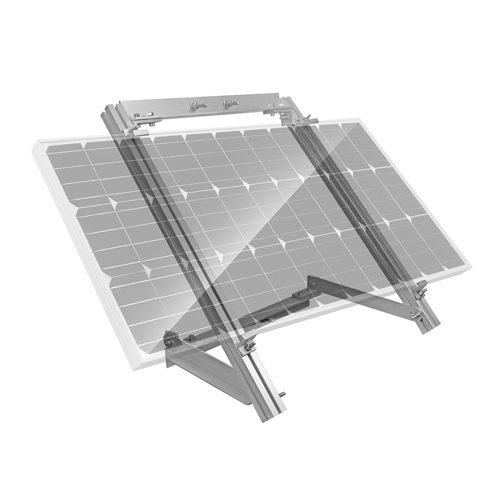 Single Side 27.4in Pole Mount Support For Solar Panel | Renogy UK