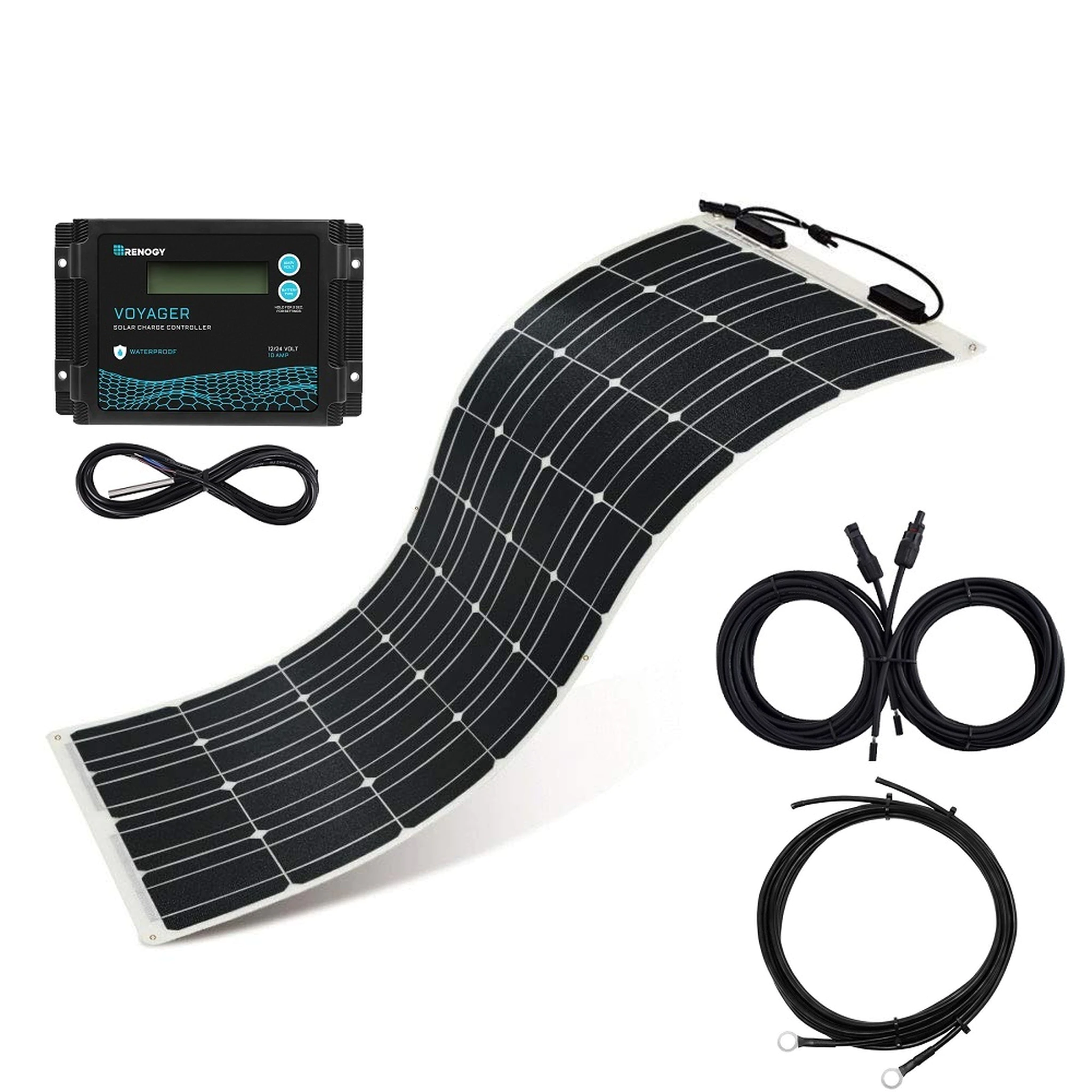 100 Watt 12 Volt Flexible Solar Marine Kit Renogy Uk 8588