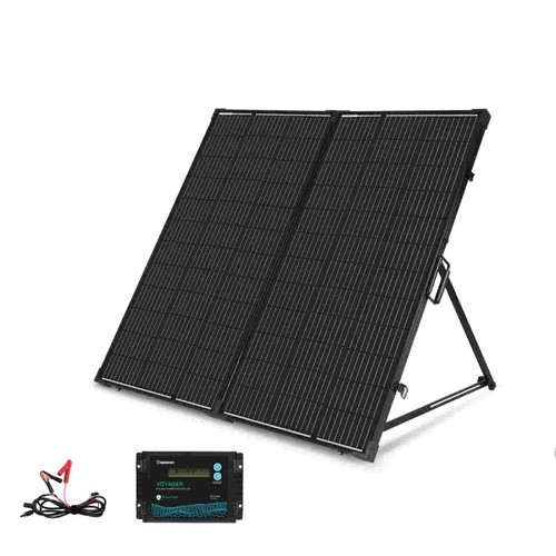 200 Watt 12 Volt Monocrystalline Foldable Solar Suitcase