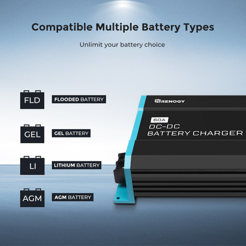 12V 60A DC to DC On-Board Battery Charger