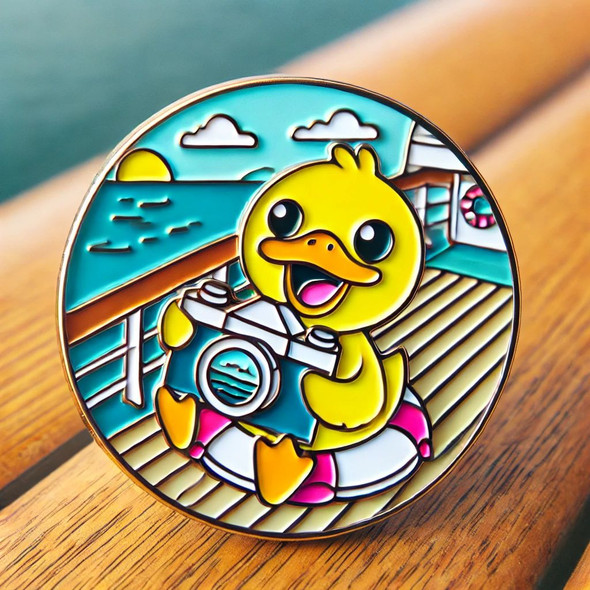 The Photographer Duck Pin – Snapshots at Sea!
