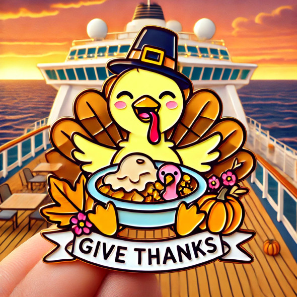 Thanksgiving Duck Pin – Give Thanks in Style
