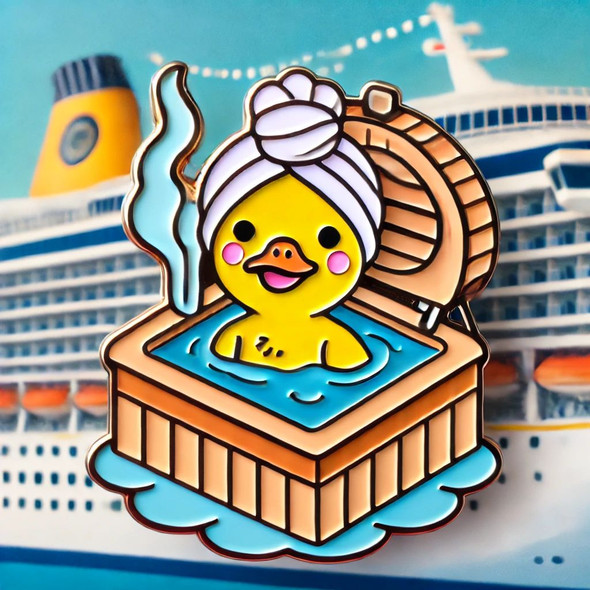 At the Spa Duck Pin – Quick Ship Edition
