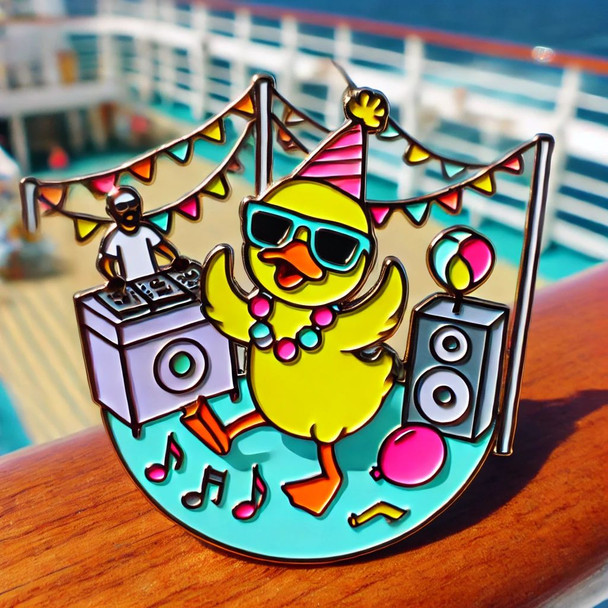 Dance on Deck Duck Pin – Party at Sea!