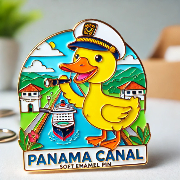 Panama Canal Duck Pin – Navigate Your Adventure!