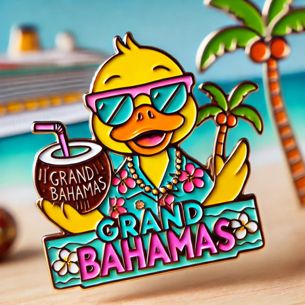 Grand Bahamas Duck Pin – Cheery Paradise!