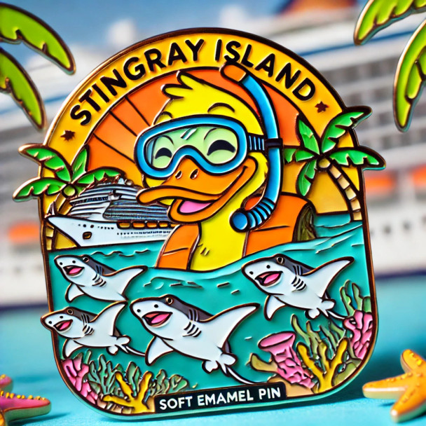 Stingray Island Duck Pin – Dive into Adventure!