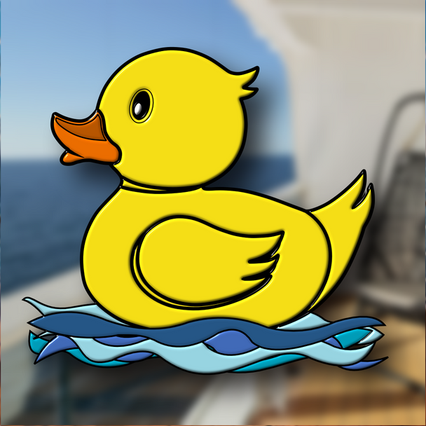Classic Yellow Duck Pin – Quick Ship Cruise Fun