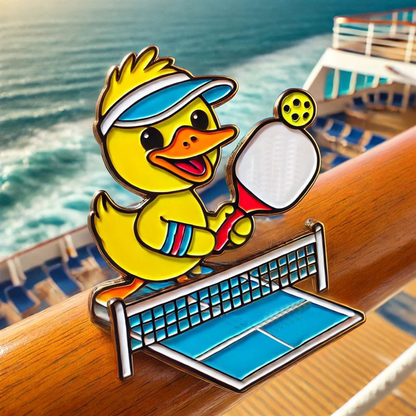 Pickleball Duck Pin – Quick Ship Edition