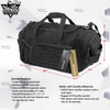 Mastiff Outdoor Tactical Duffel Bag 1000D Nylon MOLLE Military Travel Duffel