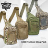 Tactical Military Trek Gun Sling Pack Shoulder Pack Day Pack 5 Zippered Compartments