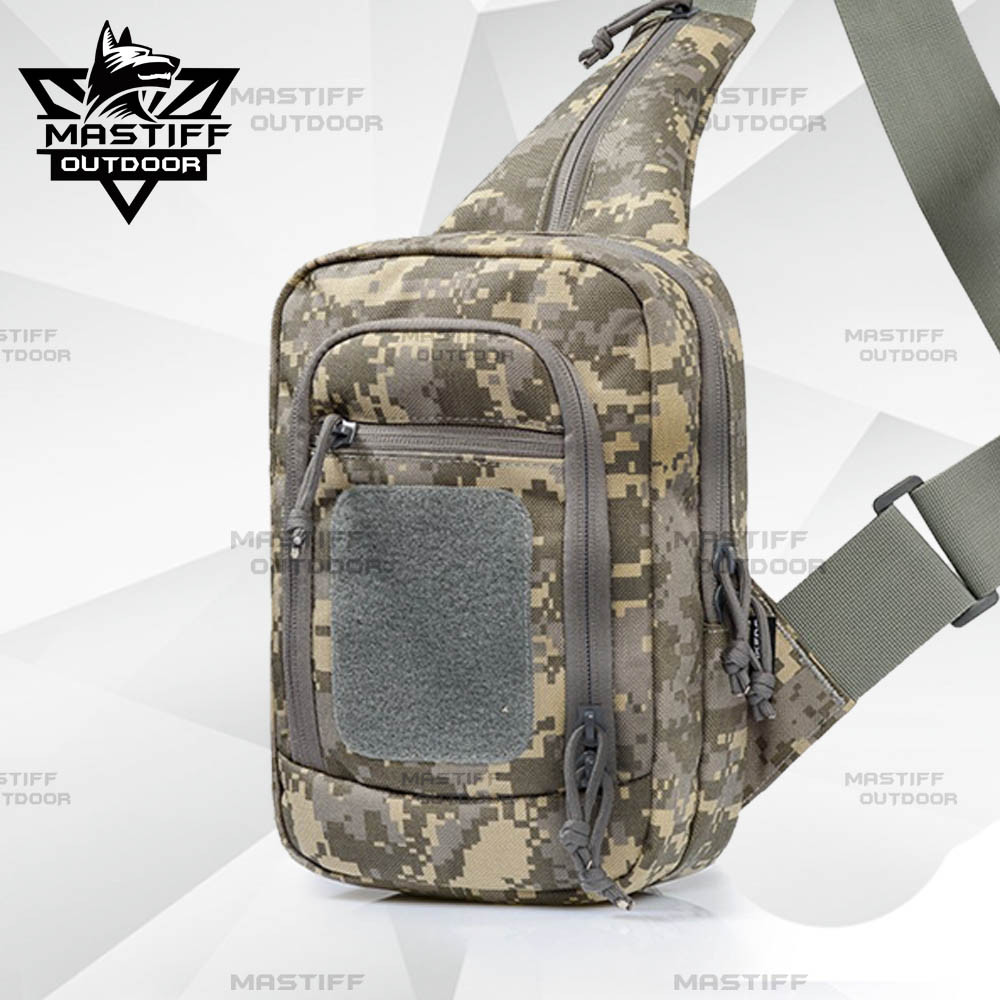 Tactical Military Trek Gun Sling Pack Shoulder Pack Day Pack 5 Zippered