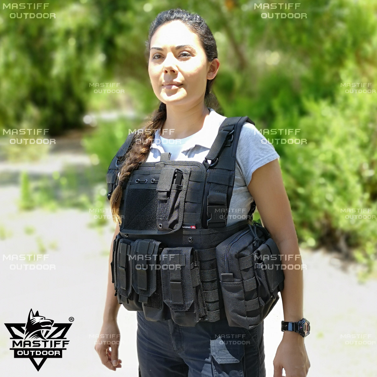 YAKEDA Tactical Rapid Assault Chest Rig Vest - Mastiff Outdoor