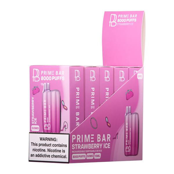 prime bar vape 8000 Strawberry Ice PRIM Disposable FVKD Exotics Choose Flavour:Blueberry Edition Voopoo Argus G3 Pod