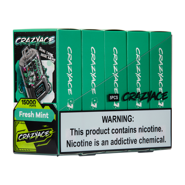 crazyace vape price Fresh Mint B15000 Flavor:Aloe Honeydew Pax Era Pro Vape tornado rand m