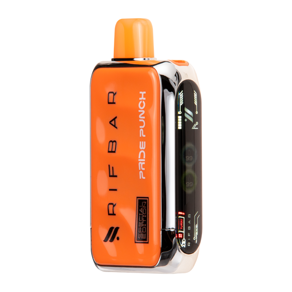 riff bar vapes Pride Punch Rifbar Turbo-X 25k Type:0.6 ohm DUAL MESH Raz Vape Flavors: All Ruby Raspberry