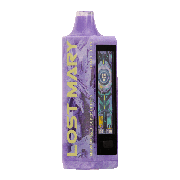 grape jelly lost mary flavor MO2000 PRO Super Edition Nicotine Strength:20mg Nic Salt Color_Black LED Corner & Side