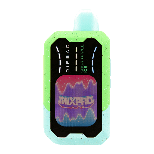 apple flavor vape Sour Ice RIFBAR MIXPRO Ice Flavours:Raspberry Peach - 20mg Nicotine ELF THC Vape Florida Blue Trio Lost Mary