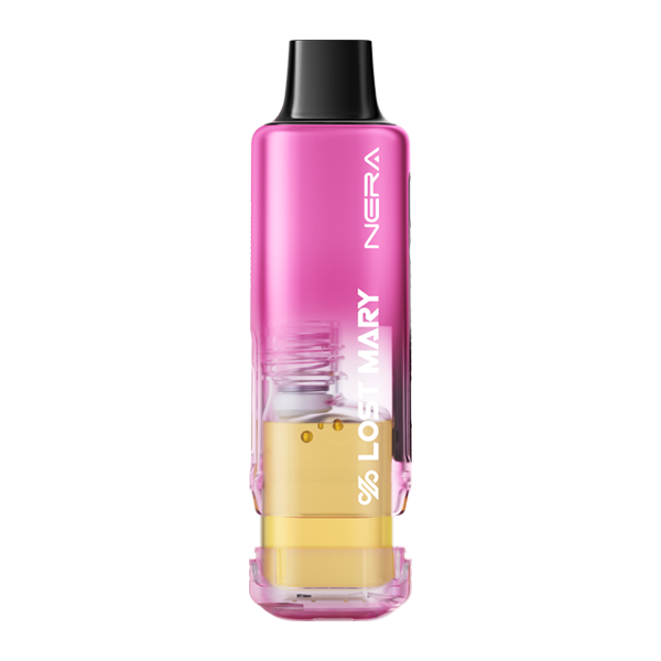 strawnana disposable vape Dragon LOST MARY Nera Fullview 2pk puffs Flavor:Peachy Strawmelon (Cancer) Pax 3 Reviews -