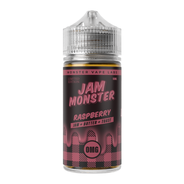 monster labs vape juice Raspberry Jam eJuice Nicotine Free Flagship Device Nicotine:Salt Nicotine 10mg - 30ml (TFN) MR FOG PODS PACK