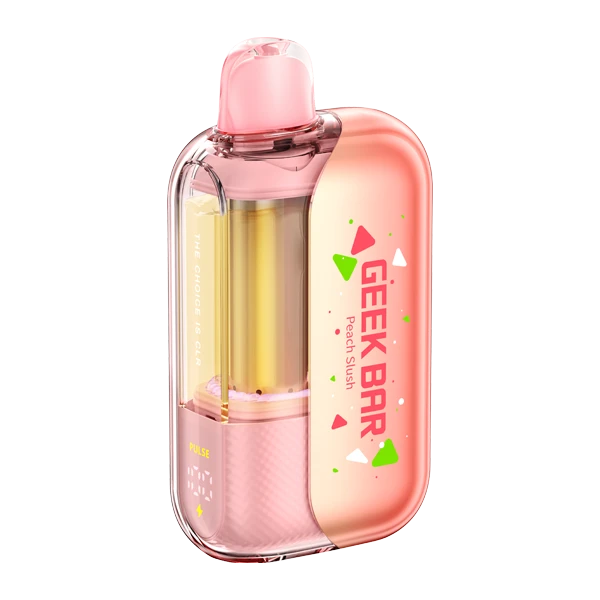 geek bar slush flavors Peach Pulse CLR 50K Cola Slush Geek Bar Geek Vape Color:[3000mAh Built-in Battery] Red