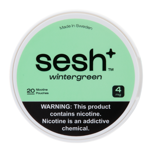Sesh Nicotine Pouches Wintergreen 4mg