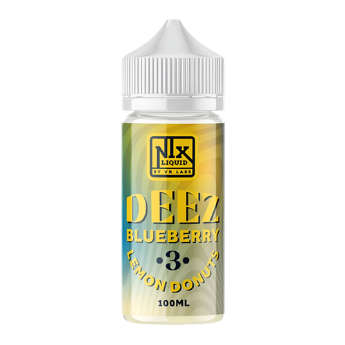 Nix Liquid Deez Blueberry Lemon Donuts 100ML Nixodine E-Juice