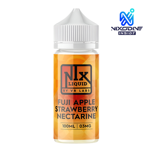 Nix Liquid Fuji Apple Strawberry Nectarine Nixodine E-Juice